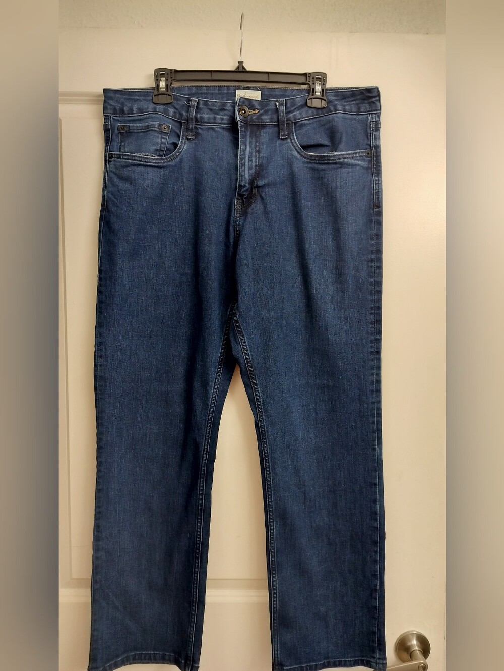 Weatherproof Vintage 365MAX Men's Stretch Relaxed Fit Jeans 34x30 Dark Wash